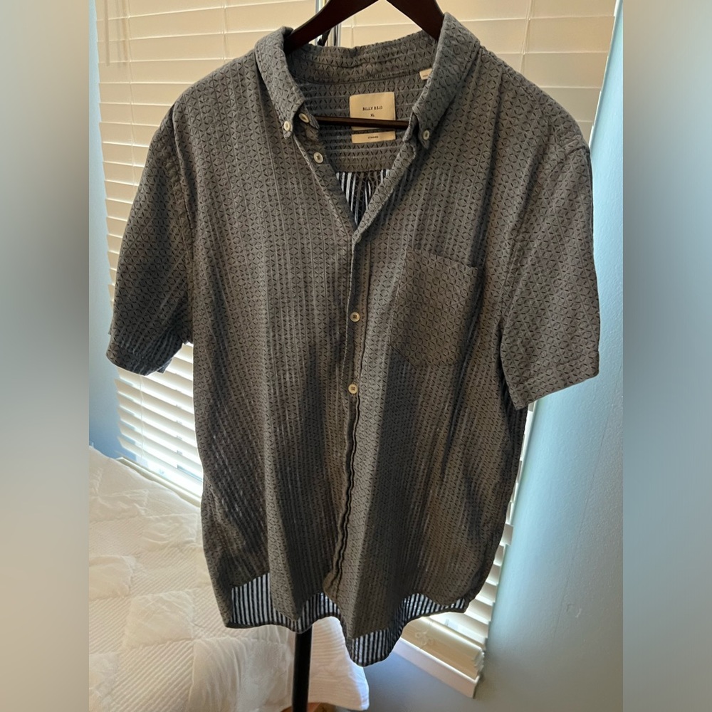 Billy Reid Men's Tuscumbia Shirt, XL